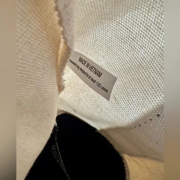 Trader Joe's Mini Canvas Tote Bag NWT - Picture 6 of 7